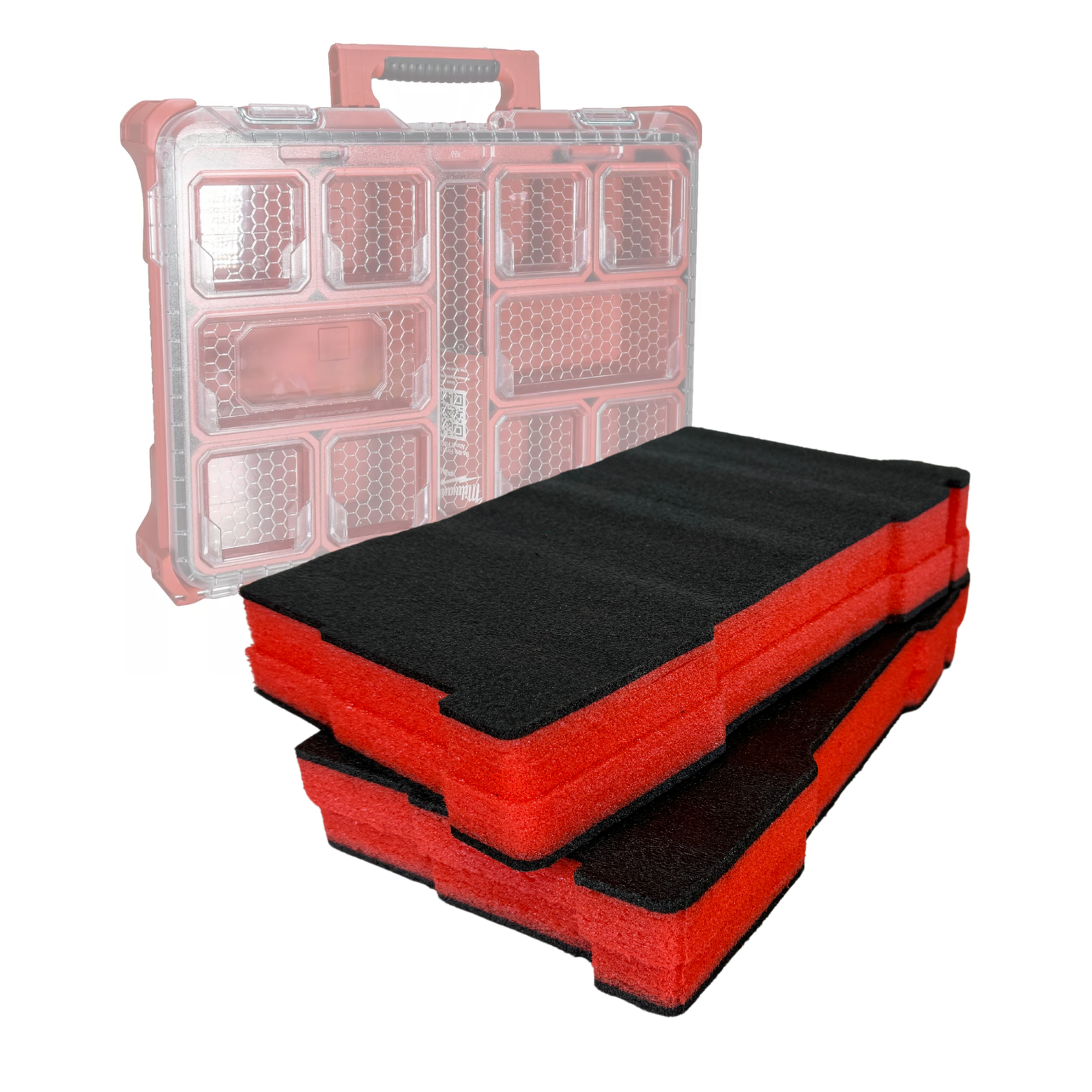 Action Essentials2  4枚組 Milwaukee PACKOUT Organizer Kaizen Insert | Packout Foam Inserts