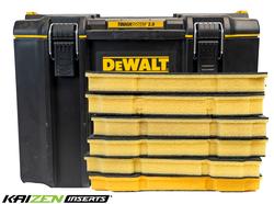 DeWalt - TOUGHSYSTEM 2.0 Tool Tray - Kaizen Inserts  Kaizen foam inserts  for tool boxes and other cases