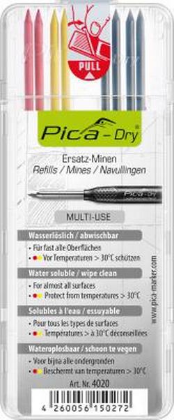 Pica Dry Pencil 3030 plus Refill - BASIC 4020 + Refill - H