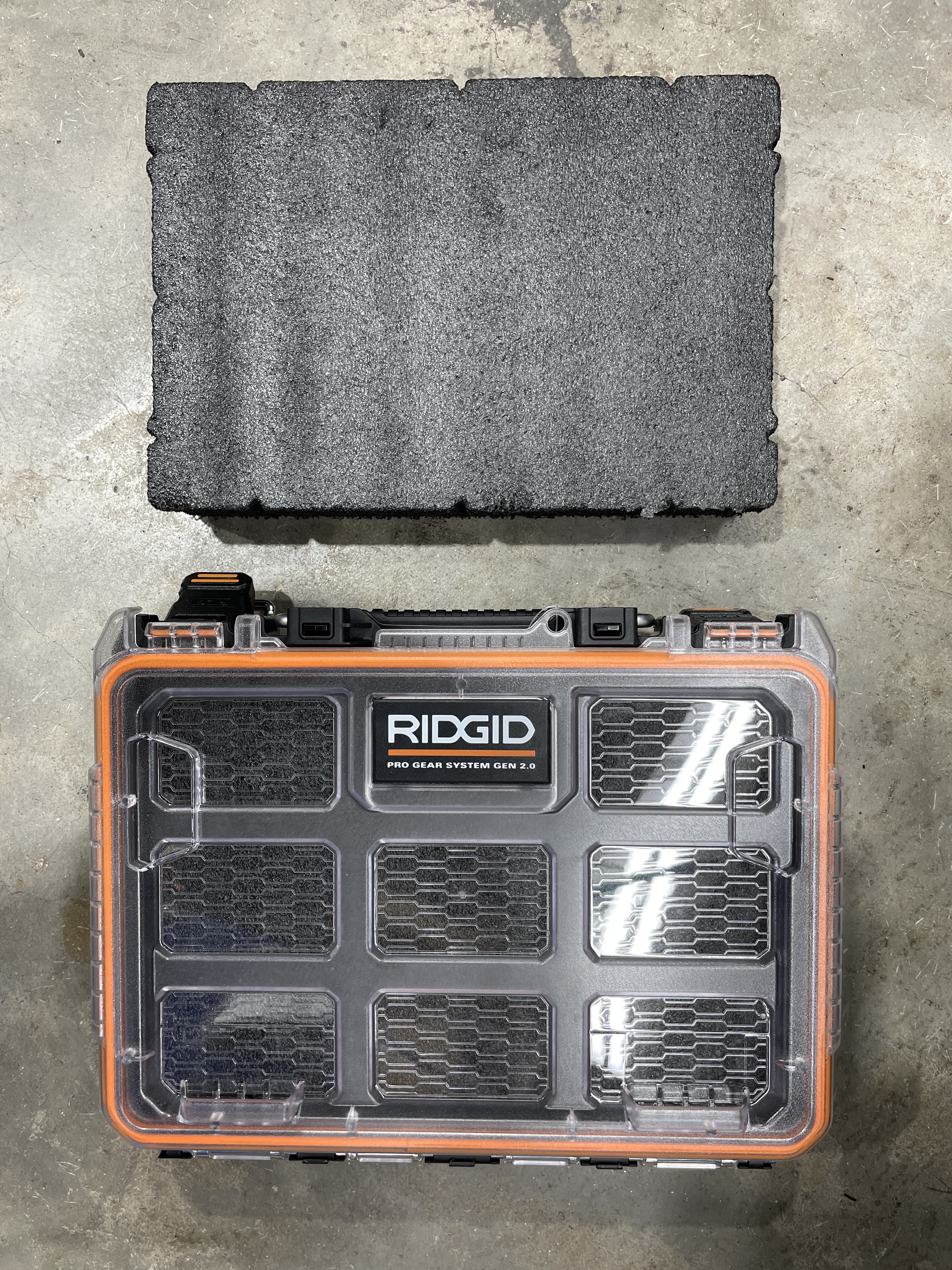 RIDGID Pro System Gear 10-Compartment Small Parts Organizer