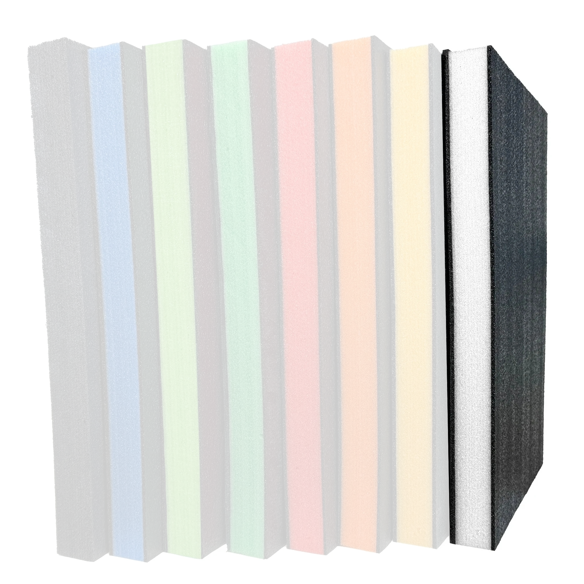 24" x 48" 3-Pack White Kaizen Customizable Foam Sheet