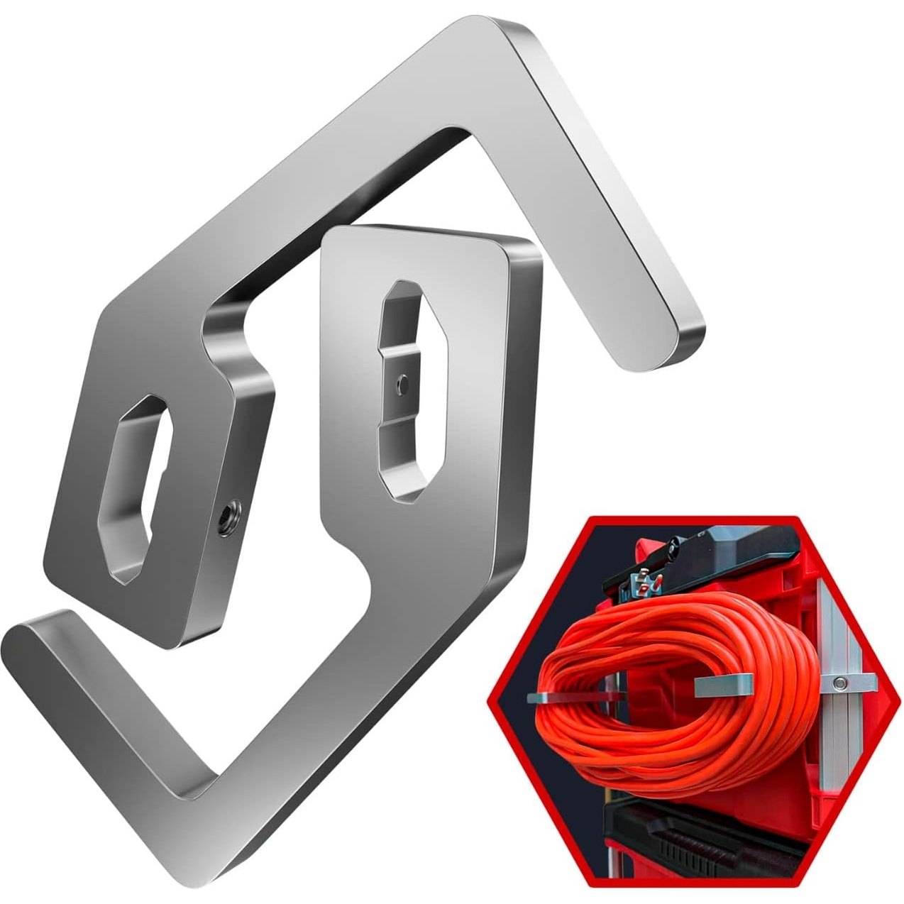 Alpha Engineered Extension Cord Holder Organizer Compatible with Milwaukee Packout Tool Box