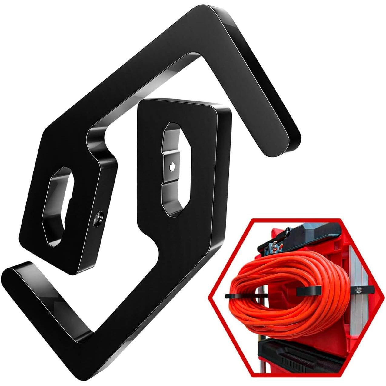 Alpha Engineered Extension Cord Holder Organizer Compatible with Milwaukee Packout Tool Box