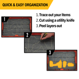 DEWALT DWST08330 - TOUGHSYSTEM 2.0 Three-Drawer Unit - Kaizen Inserts