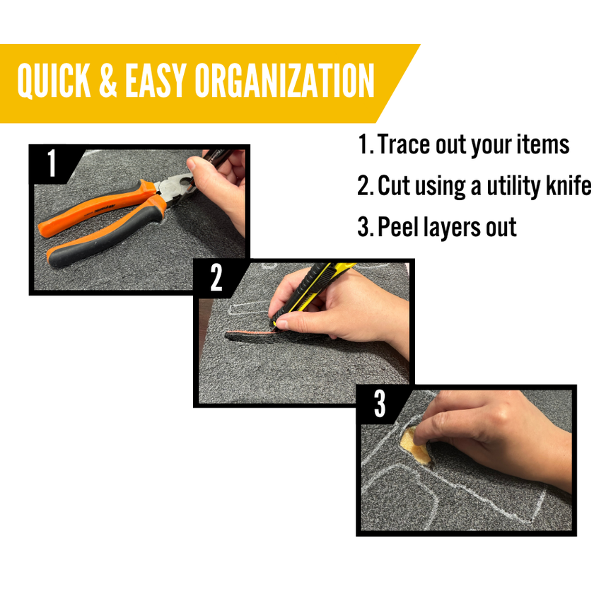 DeWalt DS400 Tool Box - Kaizen Inserts