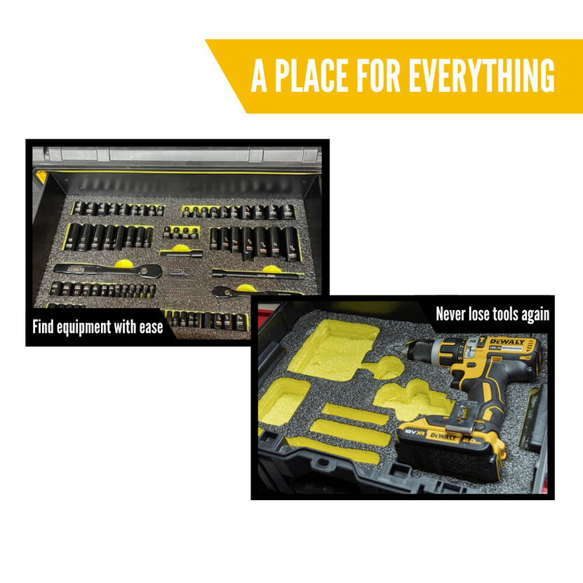 DeWalt TOUGHSYSTEM 2.0 Extra Large Tool Box DWST08400 - Kaizen Inserts