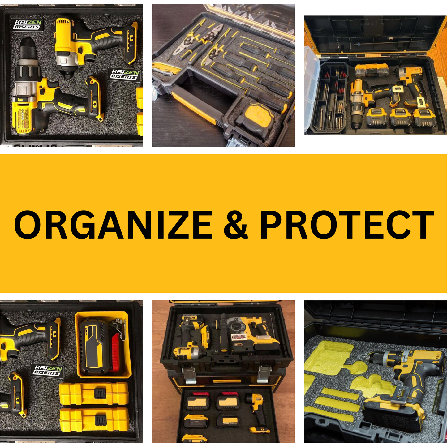DeWalt TOUGHSYSTEM 2.0 Tool Box DWST08165 - Kaizen Inserts