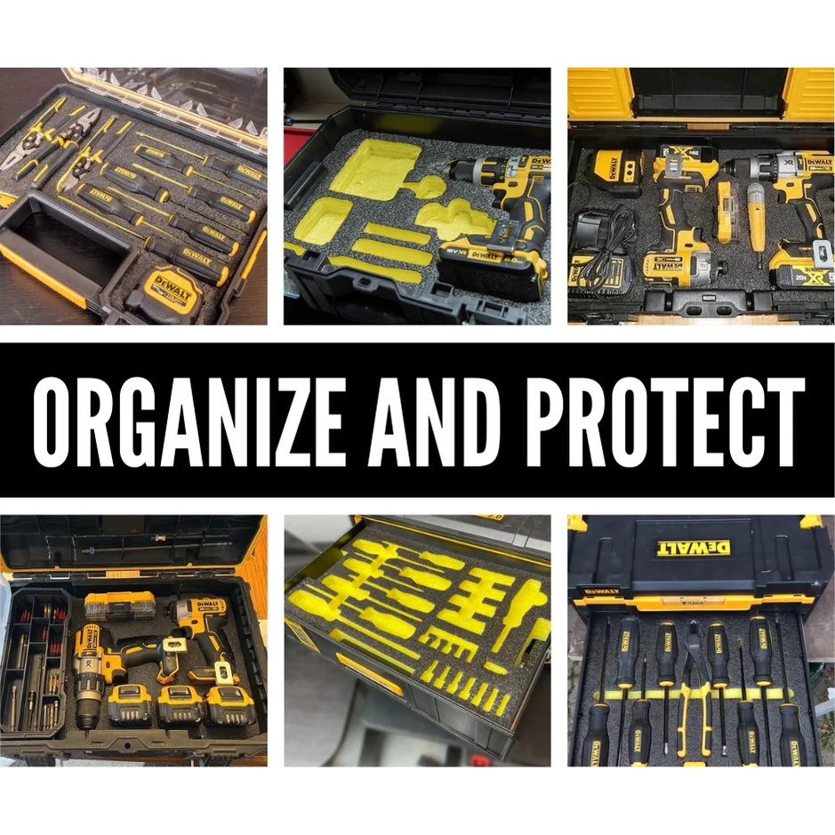 DeWalt TOUGHSYSTEM 2.0 Tool Tray - Kaizen Inserts