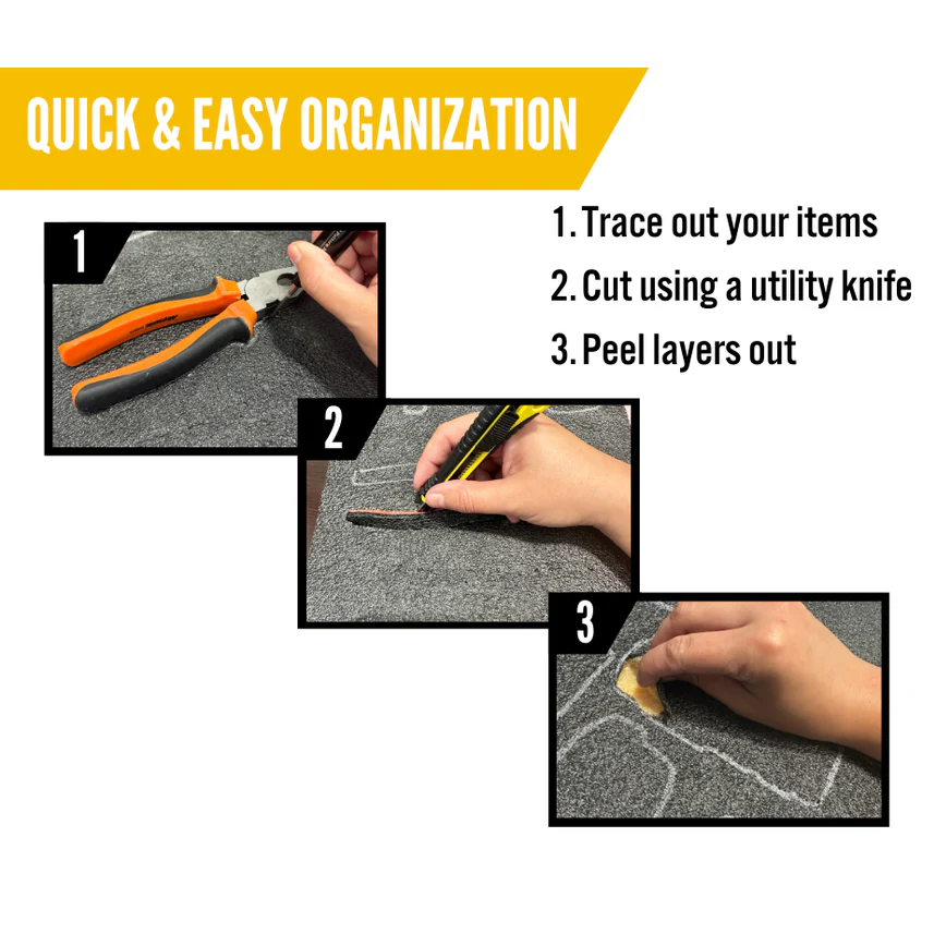 DeWalt Tough System DS150 Tool Box - Kaizen Insert Center Only