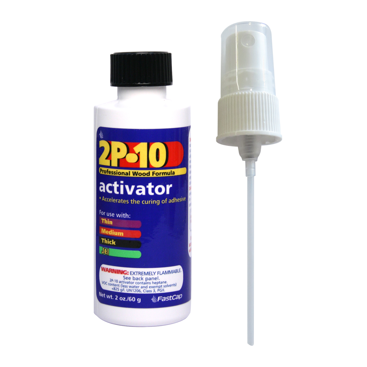 FastCap 2P-10 ACTIVATOR, 2OZ. REFILL