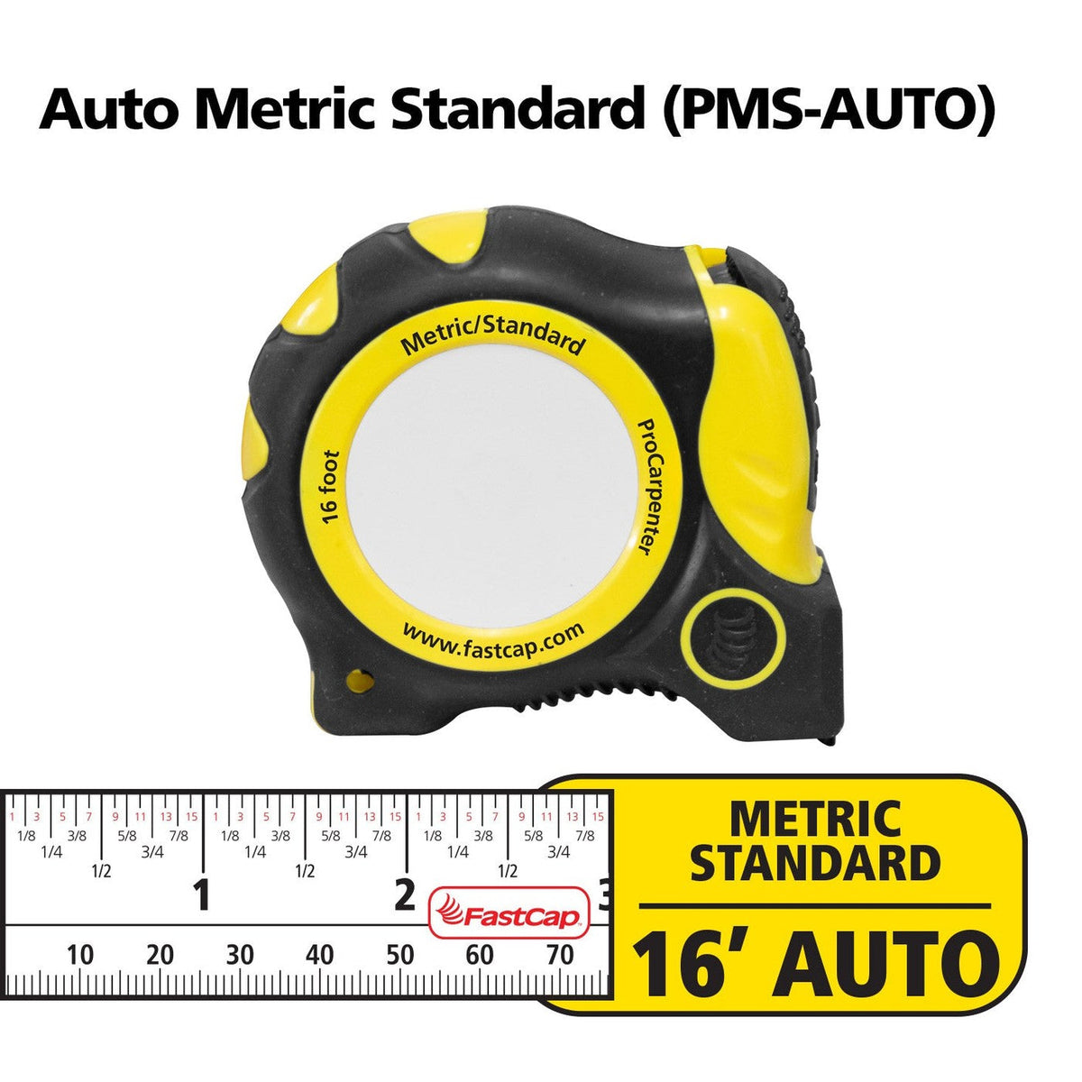 Fastcap Tape Measure FastCap PROCARPENTER AUTOLOCK TAPE MEASURE – Kaizen Source