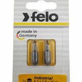 Felo 02041036 Slotted 4.0 x 0.8 x 25 mm Bits - 2 Pieces