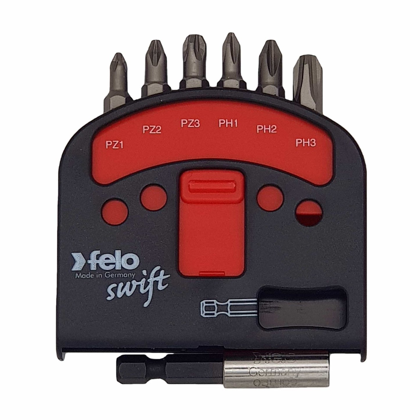 Felo 02060326 Swift Bit-Box, Phillips/Pozidriv + Bitholder, 7 Pieces