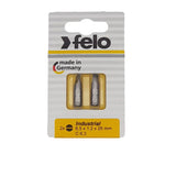 Felo 02061036 Slotted 6.5 x 1.2 x 25 mm Bits - 2 Pieces