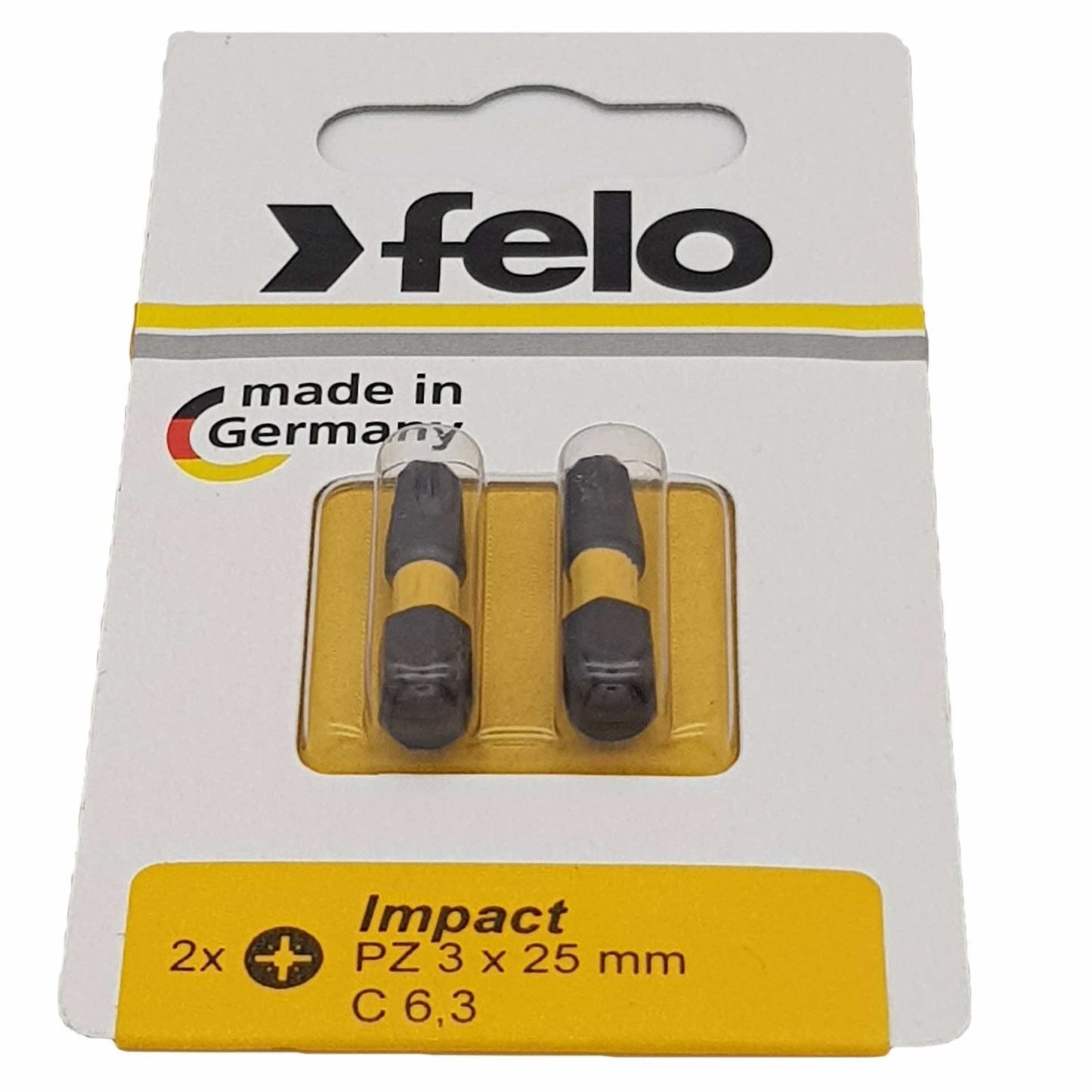 Felo 02103241 Impact cross bit series Impact PZ 3X25, 2 pcs
