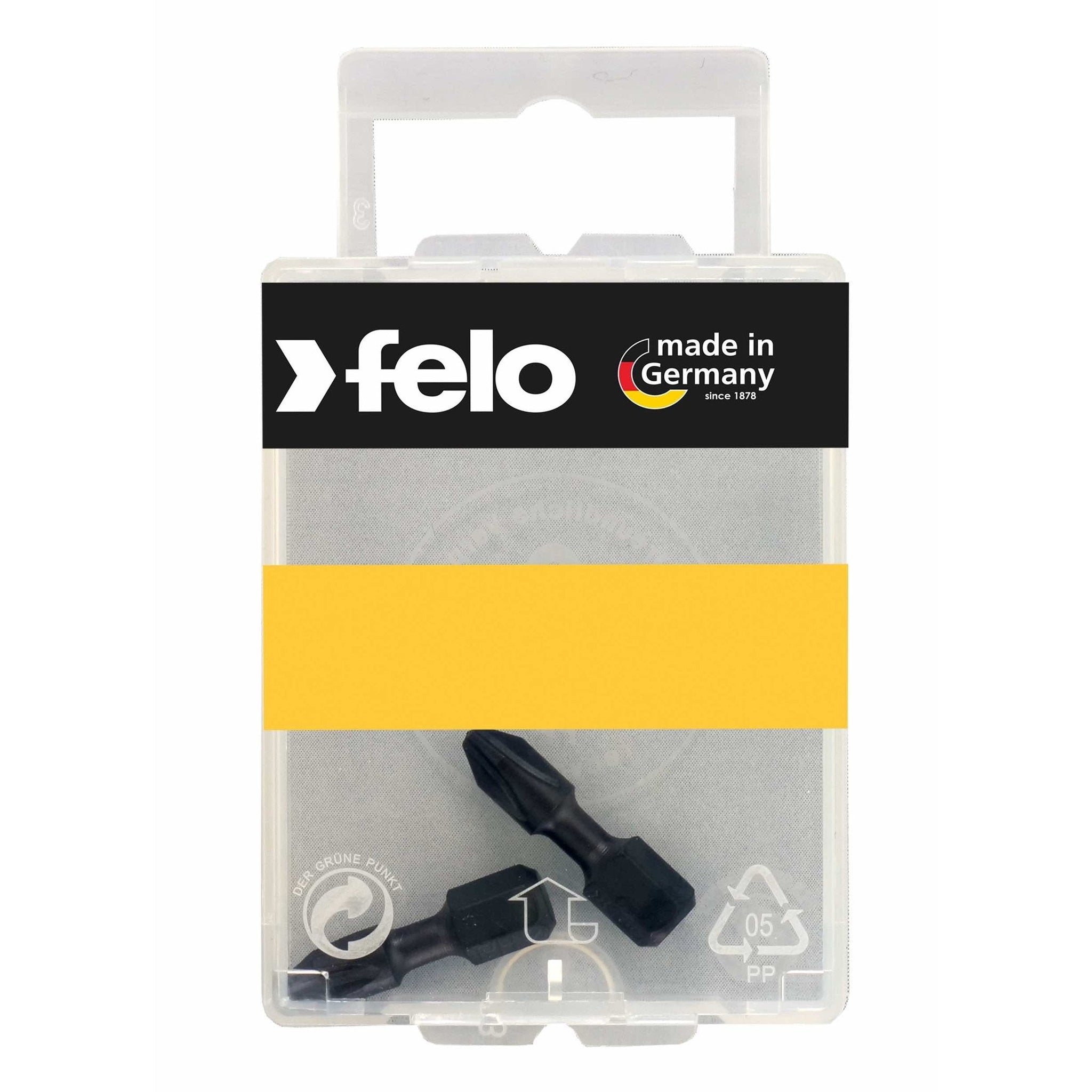 Felo 02201241 Phillips #1 x 25 mm Impact Bit - 2 Pieces