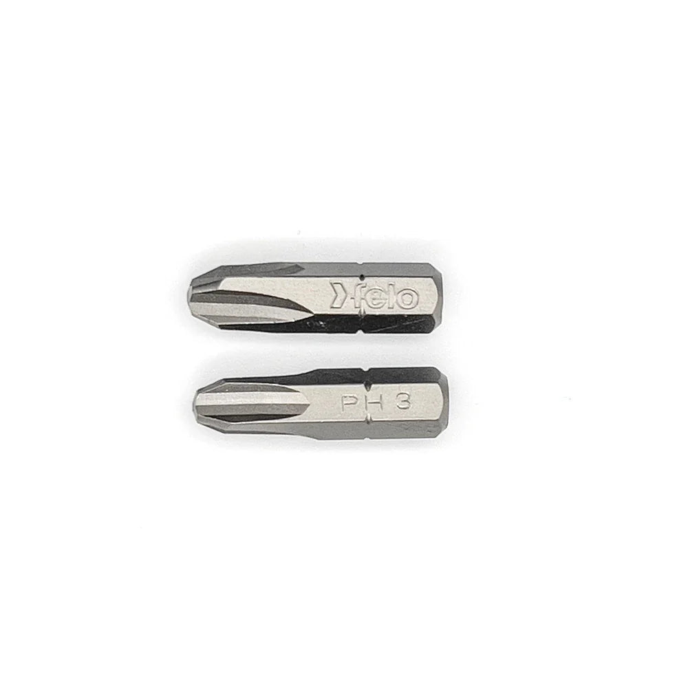 Felo 02203036 Phillips #3 x 25 mm Bits - 2 Pieces