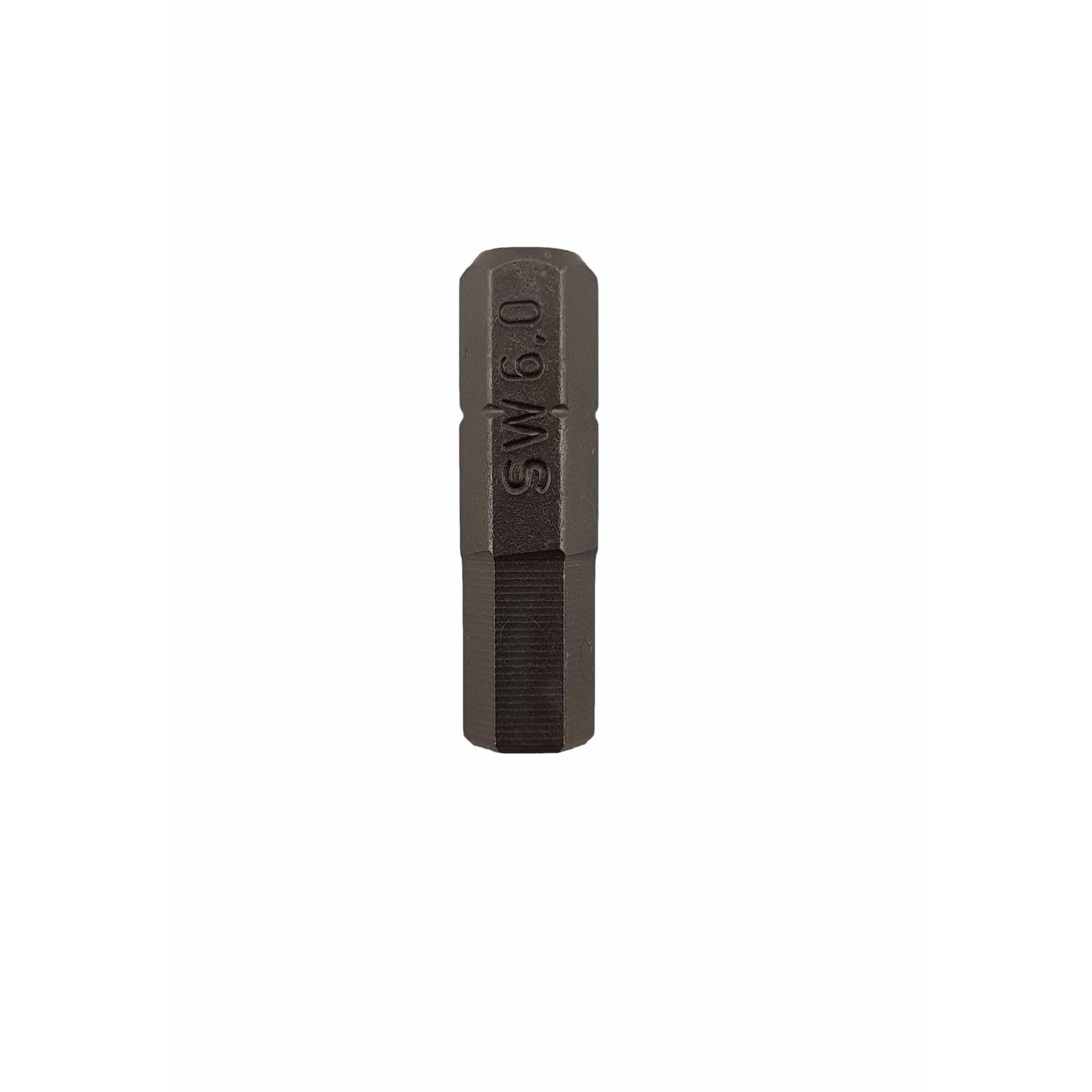Felo 02460010 Industrial Metric Hex Bit, 6.0 x 25 mm