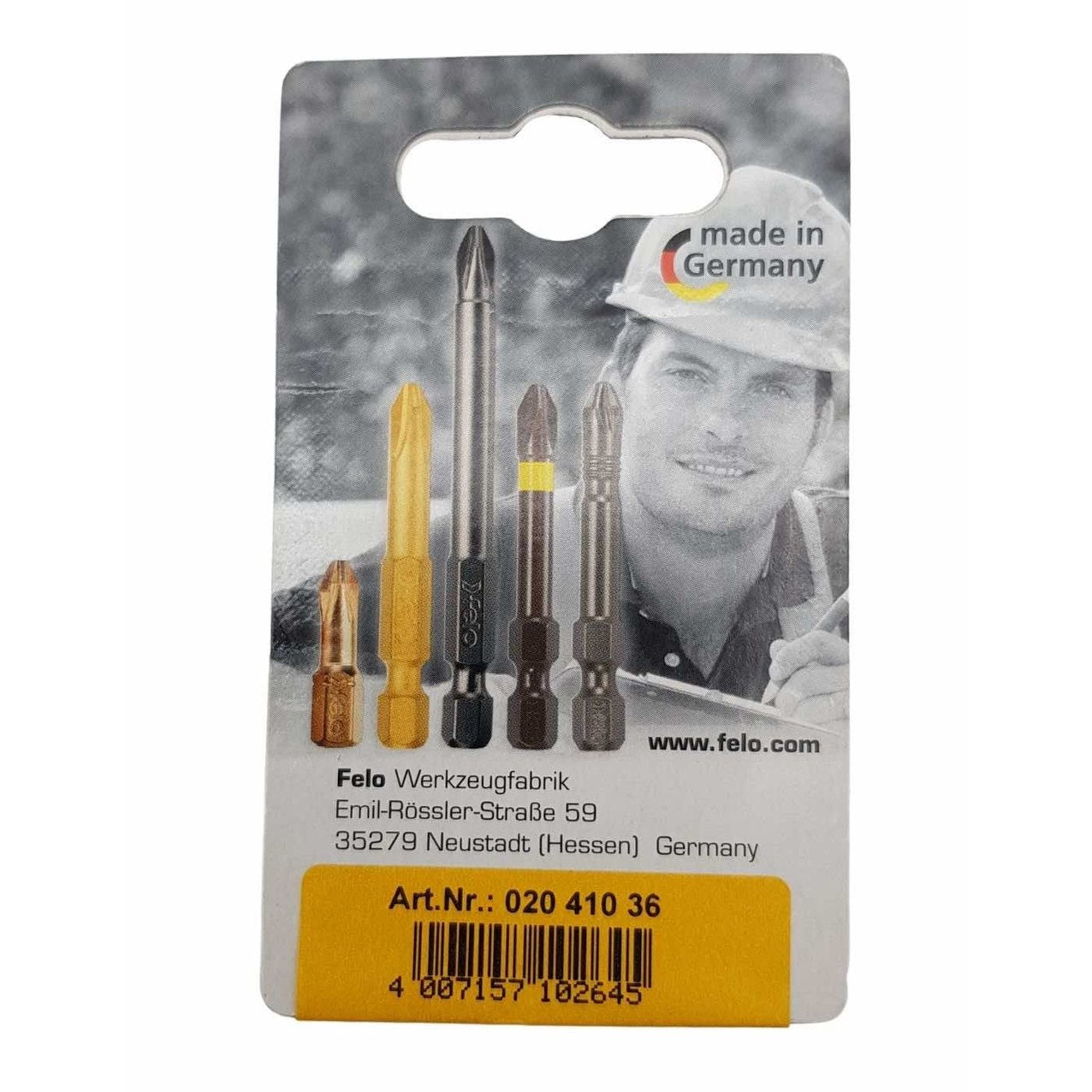 Felo 02693316 Torx T15 / T20 / T25 x 25 mm Industrial Bit - 3 Pieces