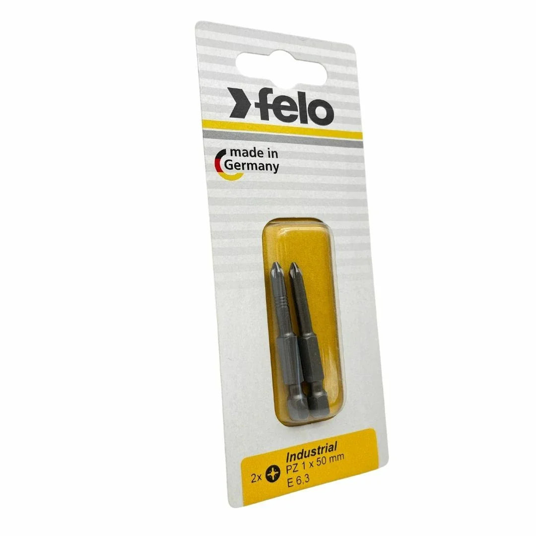 Felo 03101536 Cross bit PZ 1X50, Industrial series, 2 pcs in blister