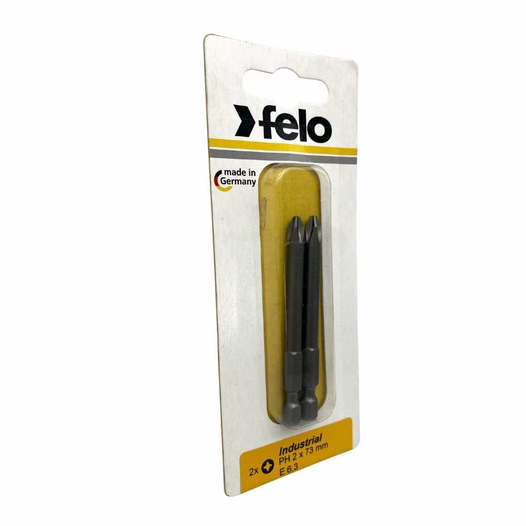 Felo 03202736 Phillips #2 x 73 mm Industrial Bit - 2 Pieces