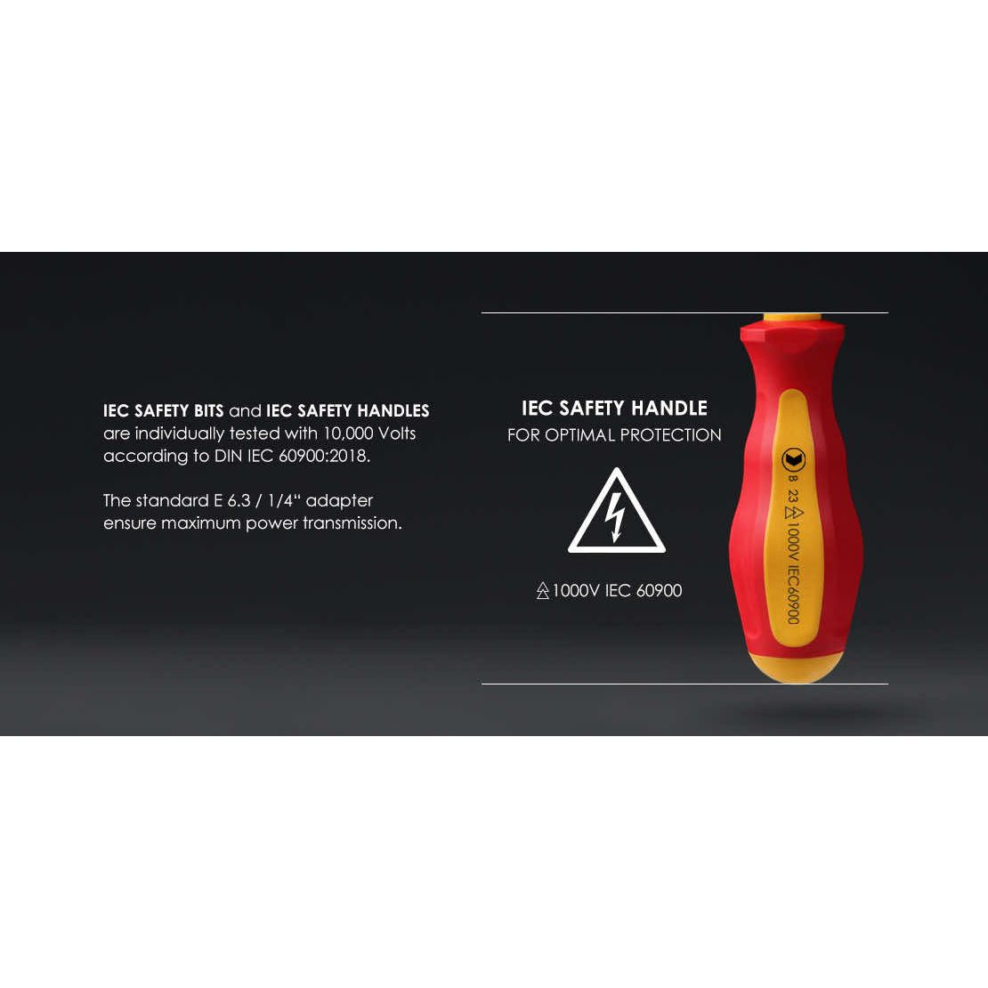 Felo 03501590 VDE Safety Bit 1000V Robertson SQ1 x 125mm