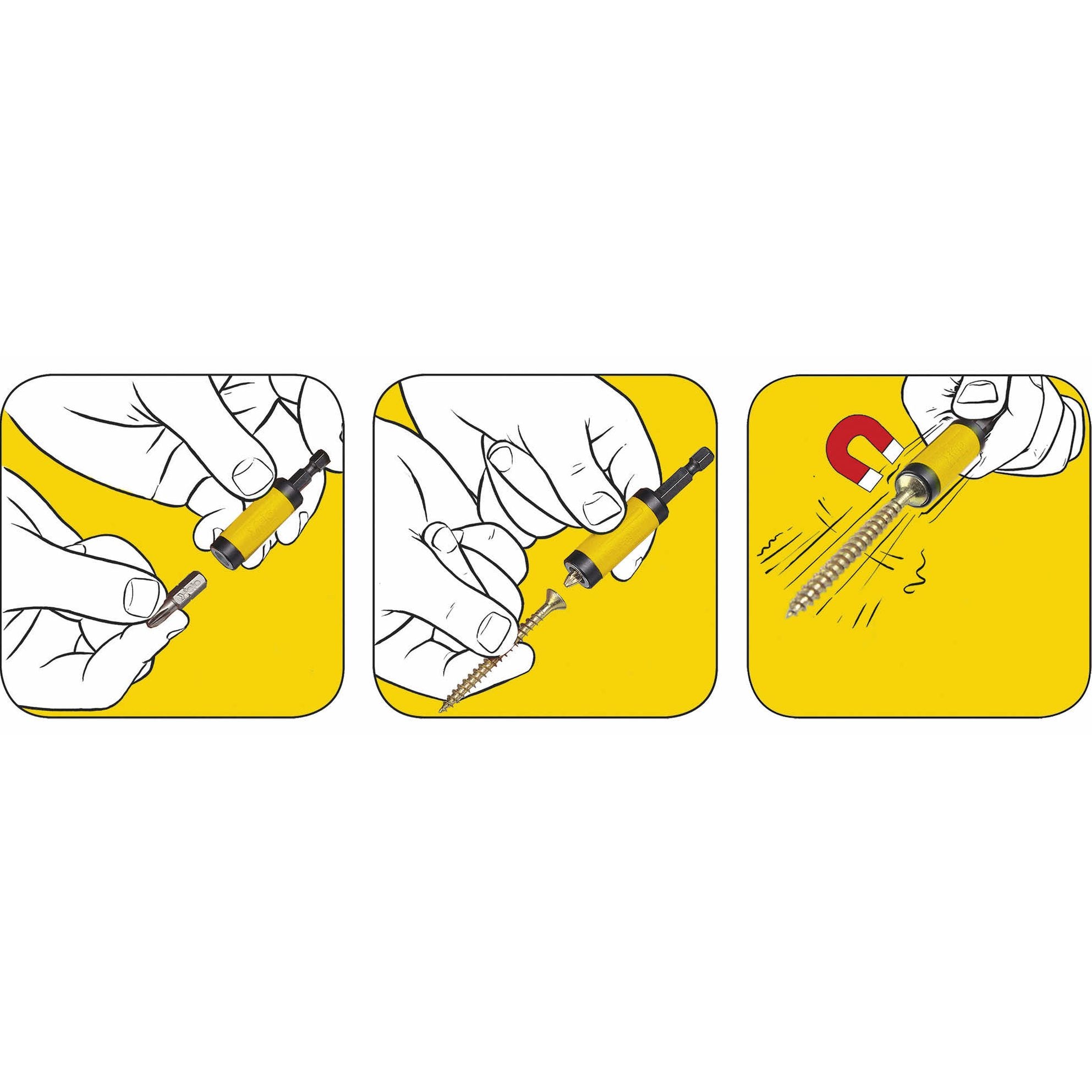 Felo 03816594 Self Adjusting Screw Holder on card same as #50799