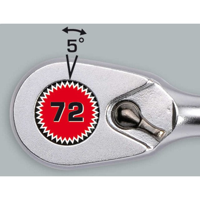 Felo 05681318 ERGONIC Ratchet Set in Systainer, Metric, 1/2" Drive, 13 - 22 mm, 13-pcs