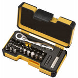 Felo 05773306 XS Box SL, Hex, PH, PZ, TX Bits Mini Ratchet, Bit Holder - 33 piece