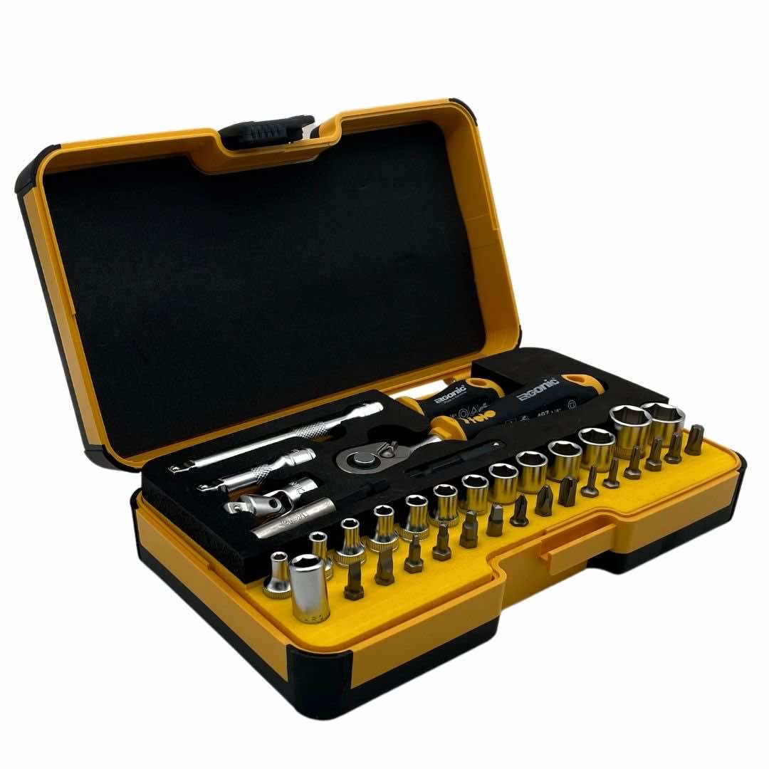 Felo Socket Kit Felo 05783656 R-GO XL Box Sockets, Bits Ergonic Ratchet - 36 piece ...