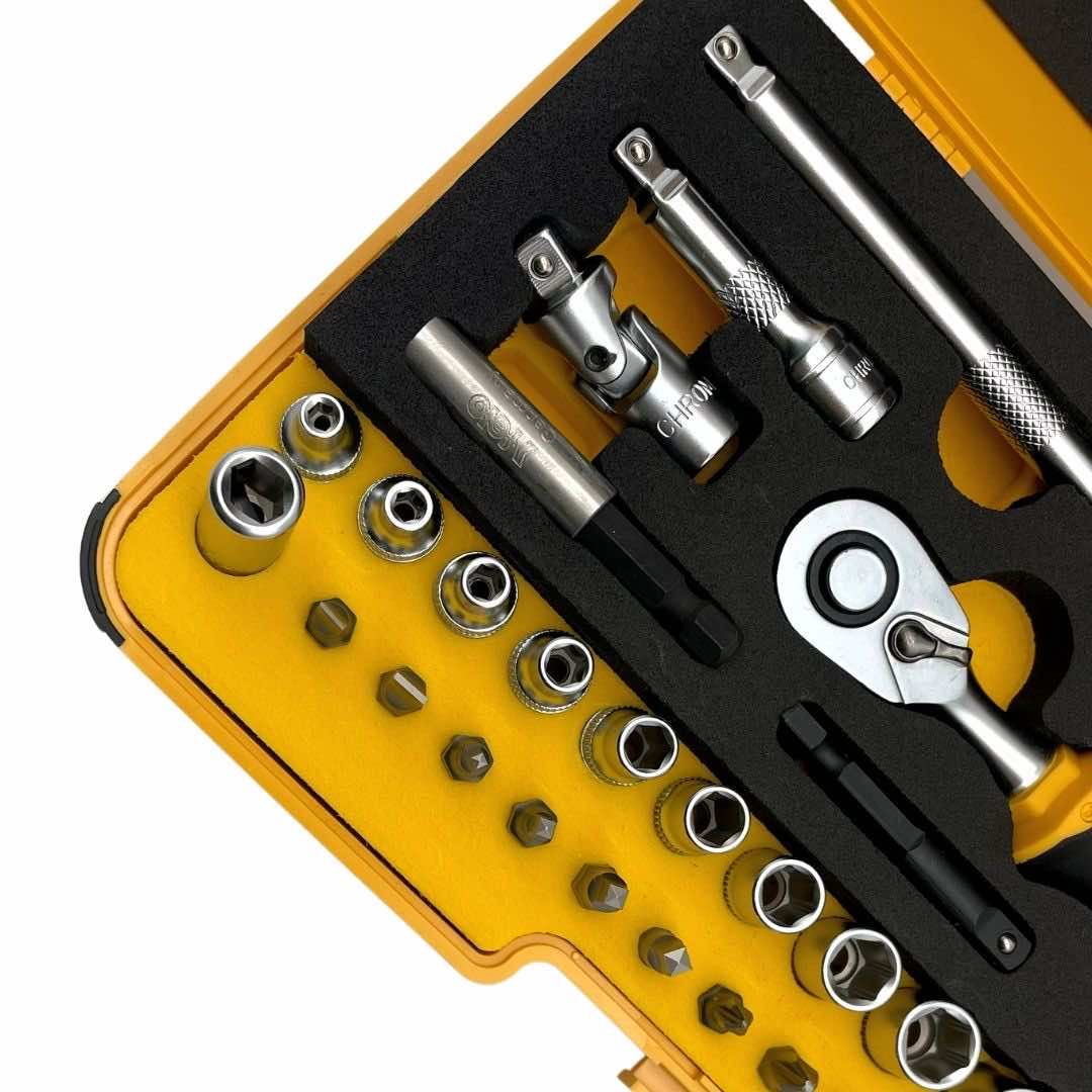 Felo Socket Kit Felo 05783656 R-GO XL Box Sockets, Bits Ergonic Ratchet - 36 piece ...