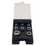 Felo 05798106 - 1/4" Drive Nut Box with 8 Metric Sockets & Adapter