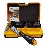 Felo 06072006 Ergonic K Handle Ratcheting Screwdriver Box Set, 20 Pieces