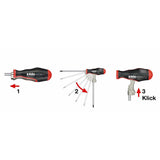 Felo 06082006 Smart Engineer 20 Piece Nut Driver and Bit Set - PH/PZ/Hex/Torx