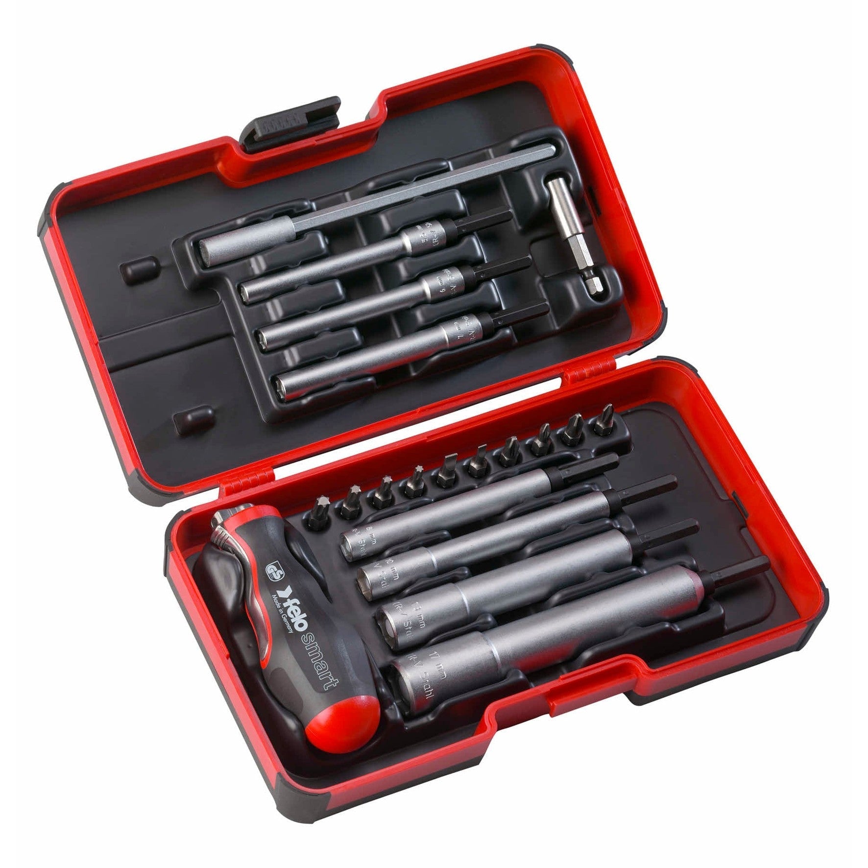 Felo 06082006 Smart Engineer 20 Piece Nut Driver and Bit Set - PH/PZ/Hex/Torx