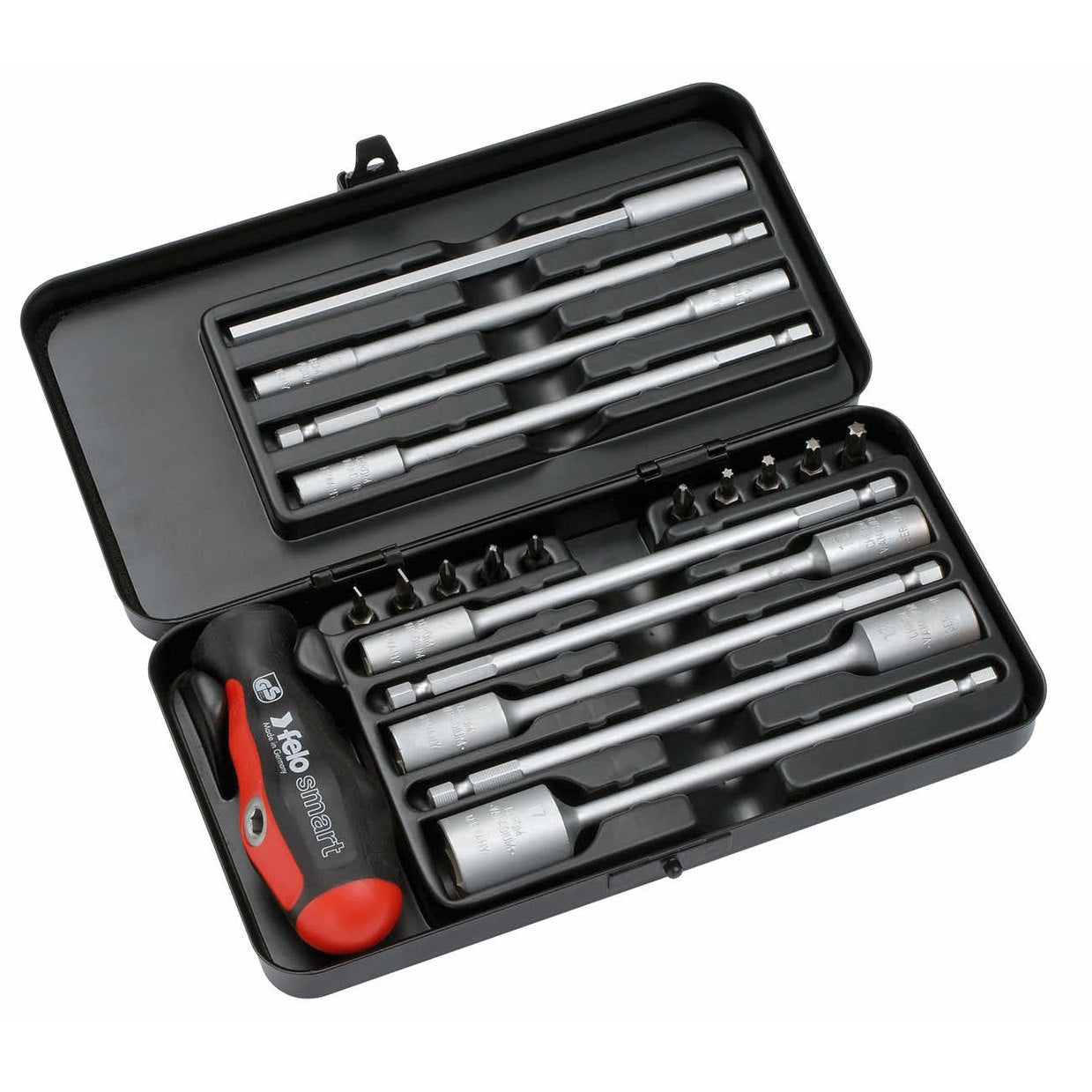 Felo 06092036 Smart Engineer Inch Tool Set with SAE Socket Blades And Bits, 20 Pieces