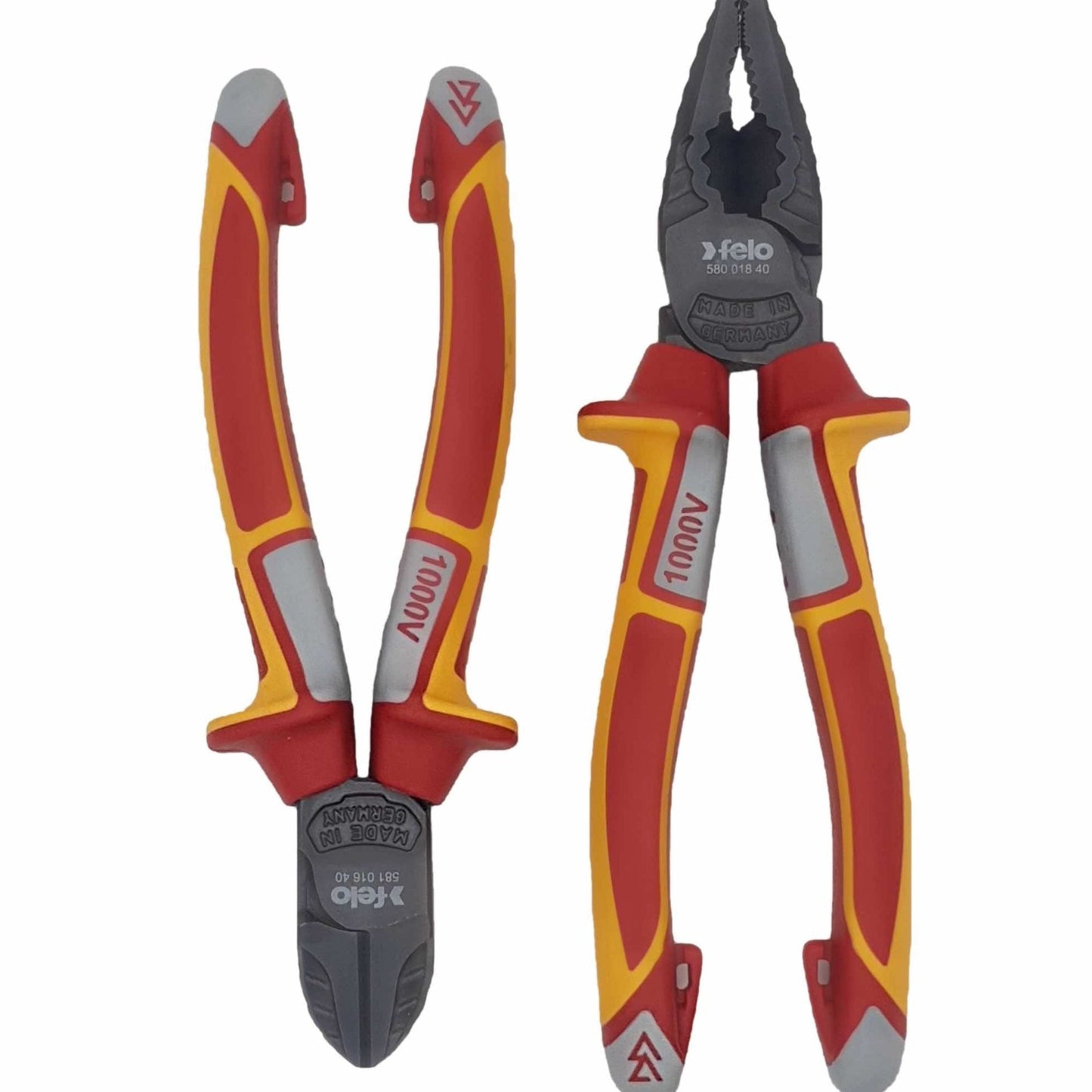 Felo 06391904 Set of dielectric rods, E-SMART handles, side cutters and pliers with a screwdriver network tester in a bag, 19 pcs