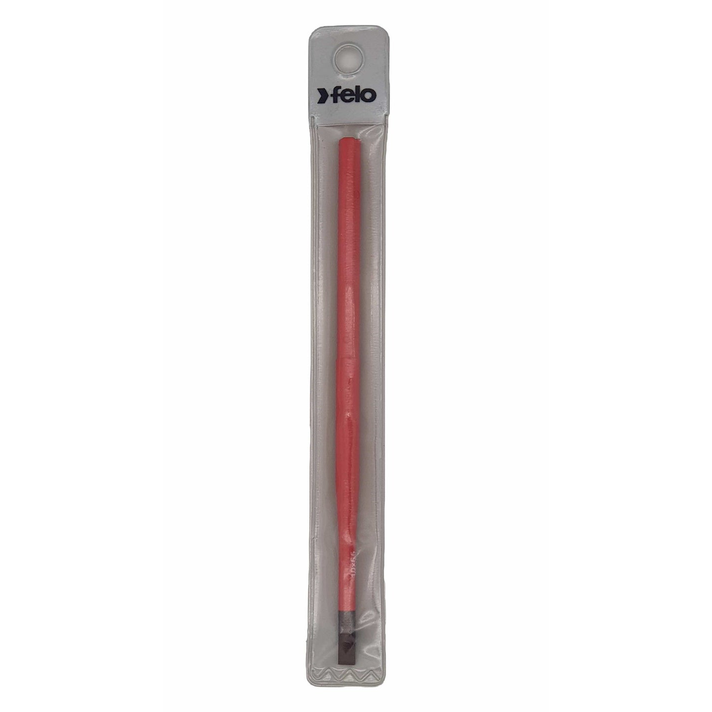 Felo 10055494 VDE Insulated Slim Blade for Torque Limiting Handle, Slotted SL 5.5 x 1.0 x 170 mm