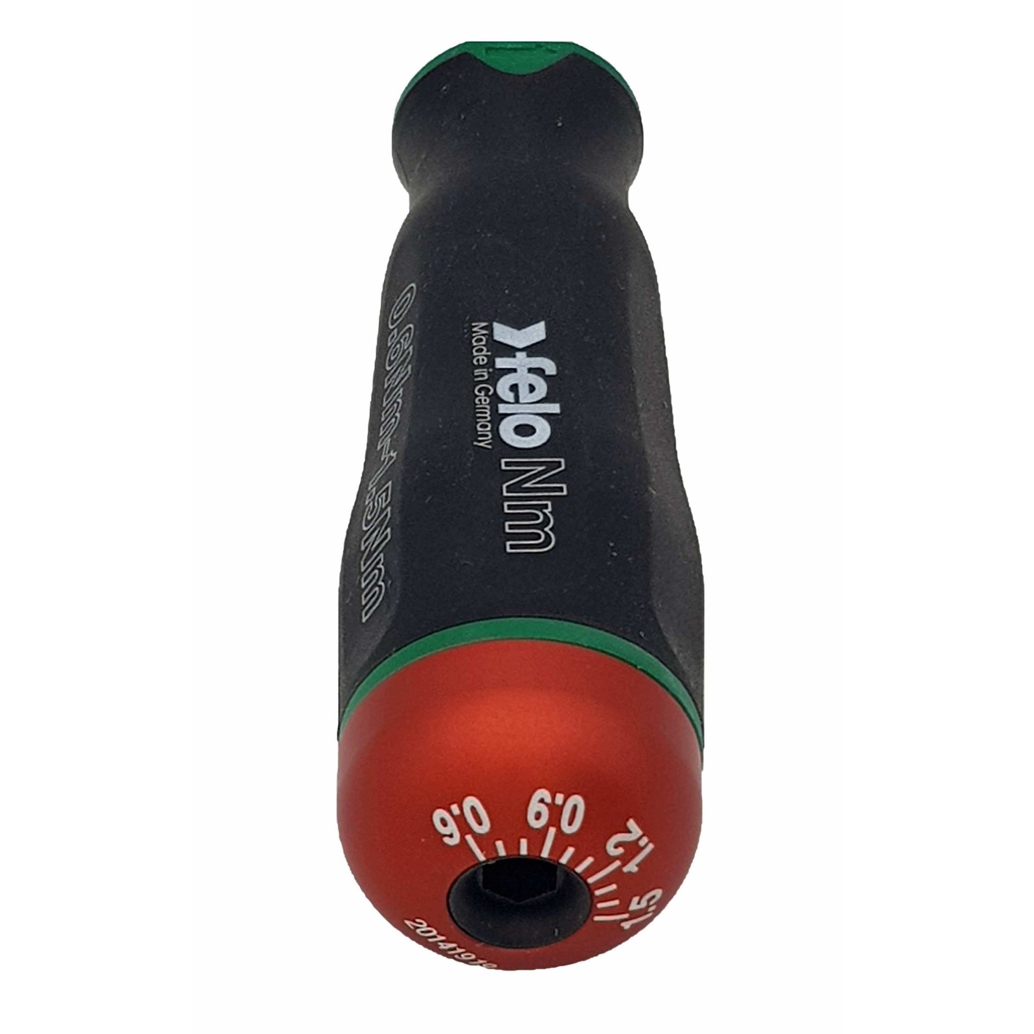 Felo 10099116 Screwdriver With Adjustable Torque NM Series 0.6-1.5 Nm & Attachments, 12 Pcs