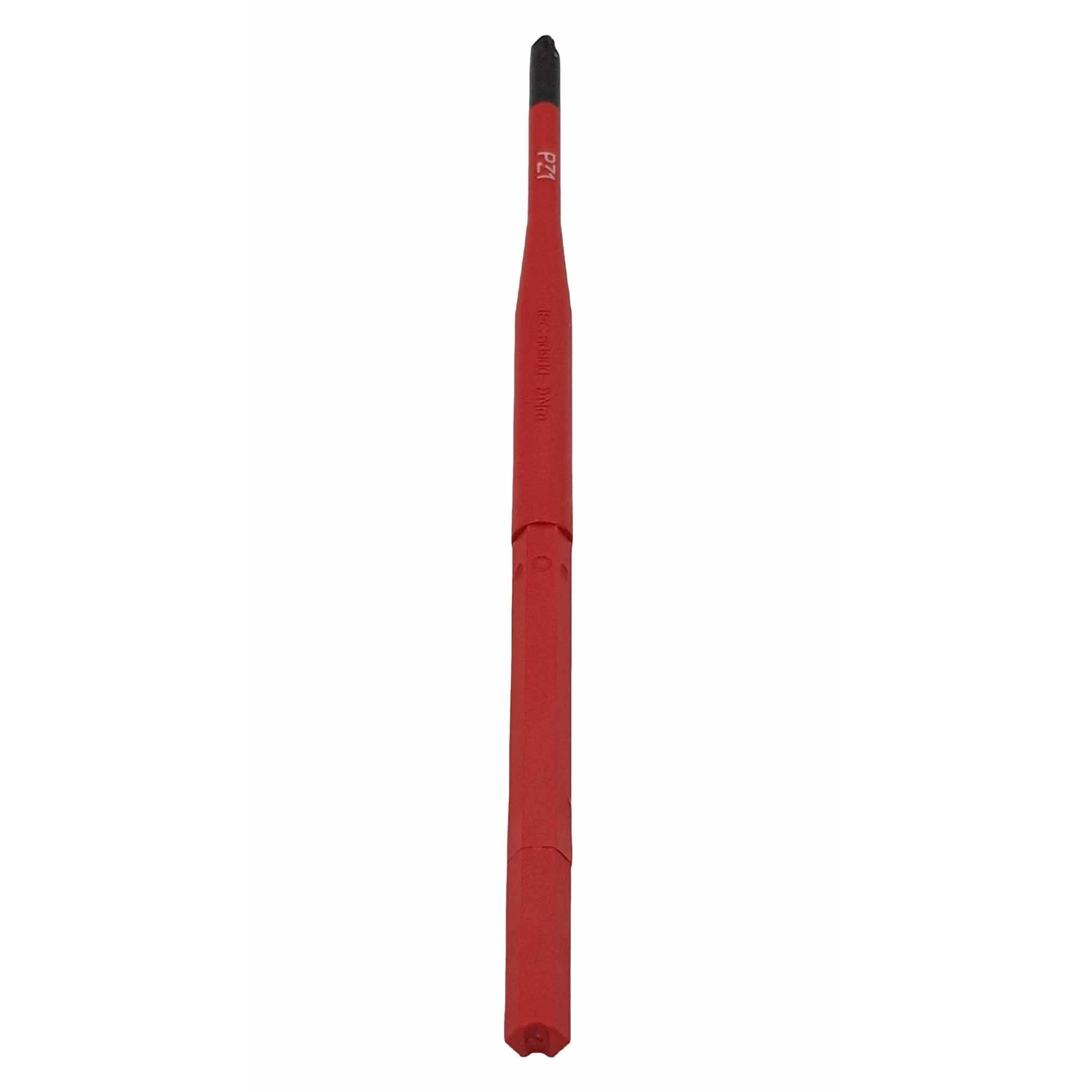 Felo 10110294 VDE Insulated Slim Blade for Torque Limiting Handle, Pozidriv PZ 1 x 170 mm