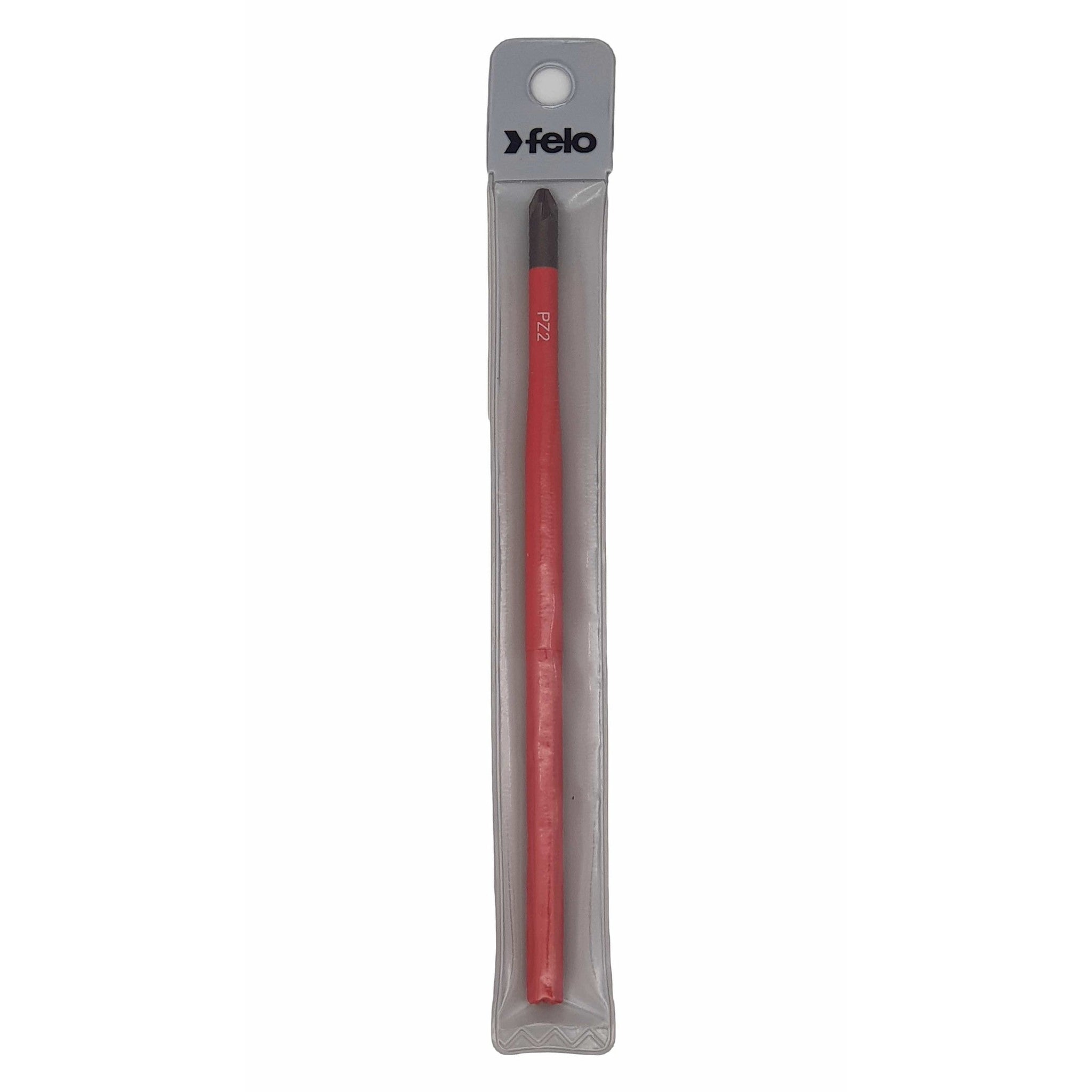 Felo 10120394 VDE Insulated Slim Blade for Torque Limiting Handle, Pozidriv PZ 2 x 170 mm