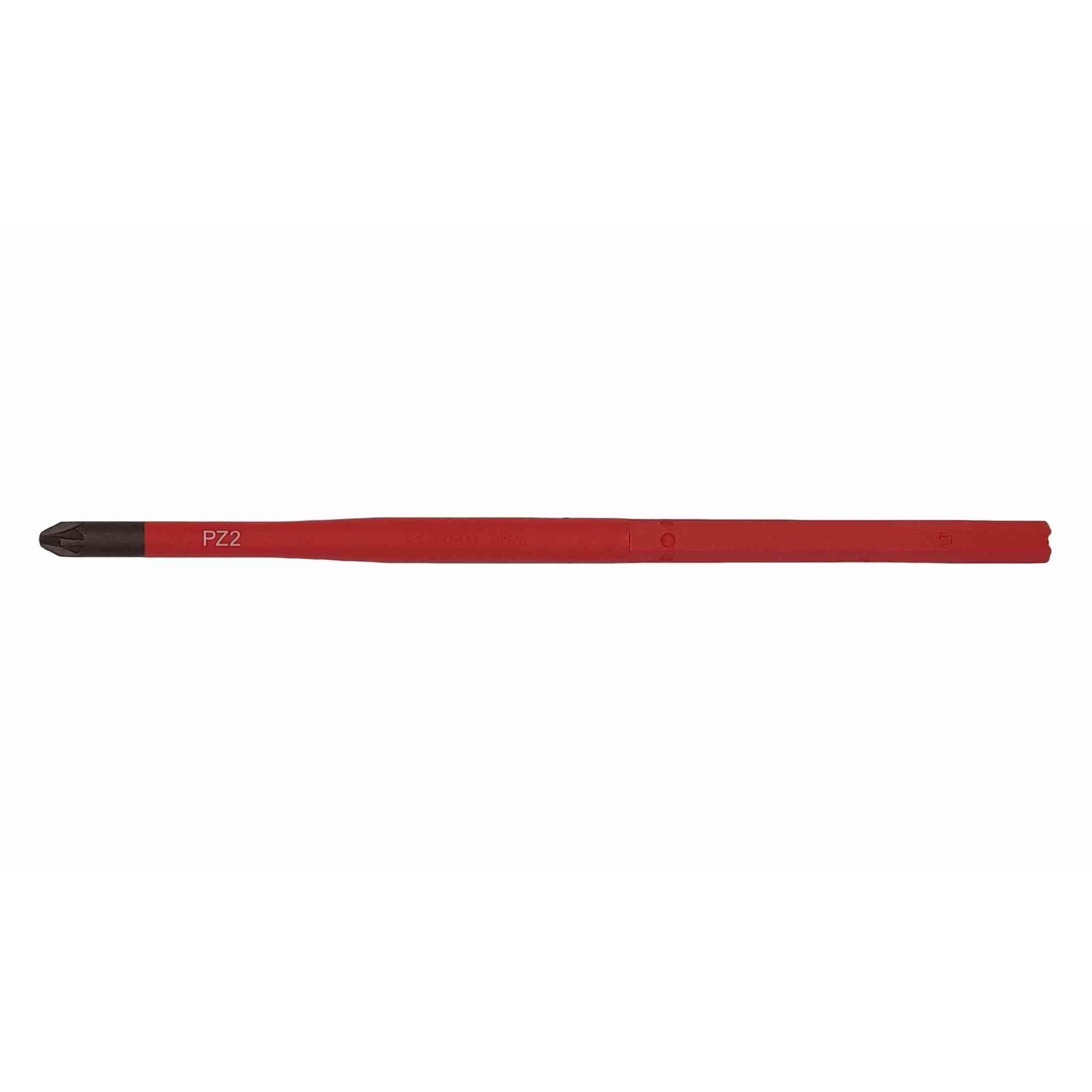 Felo 10120394 VDE Insulated Slim Blade for Torque Limiting Handle, Pozidriv PZ 2 x 170 mm