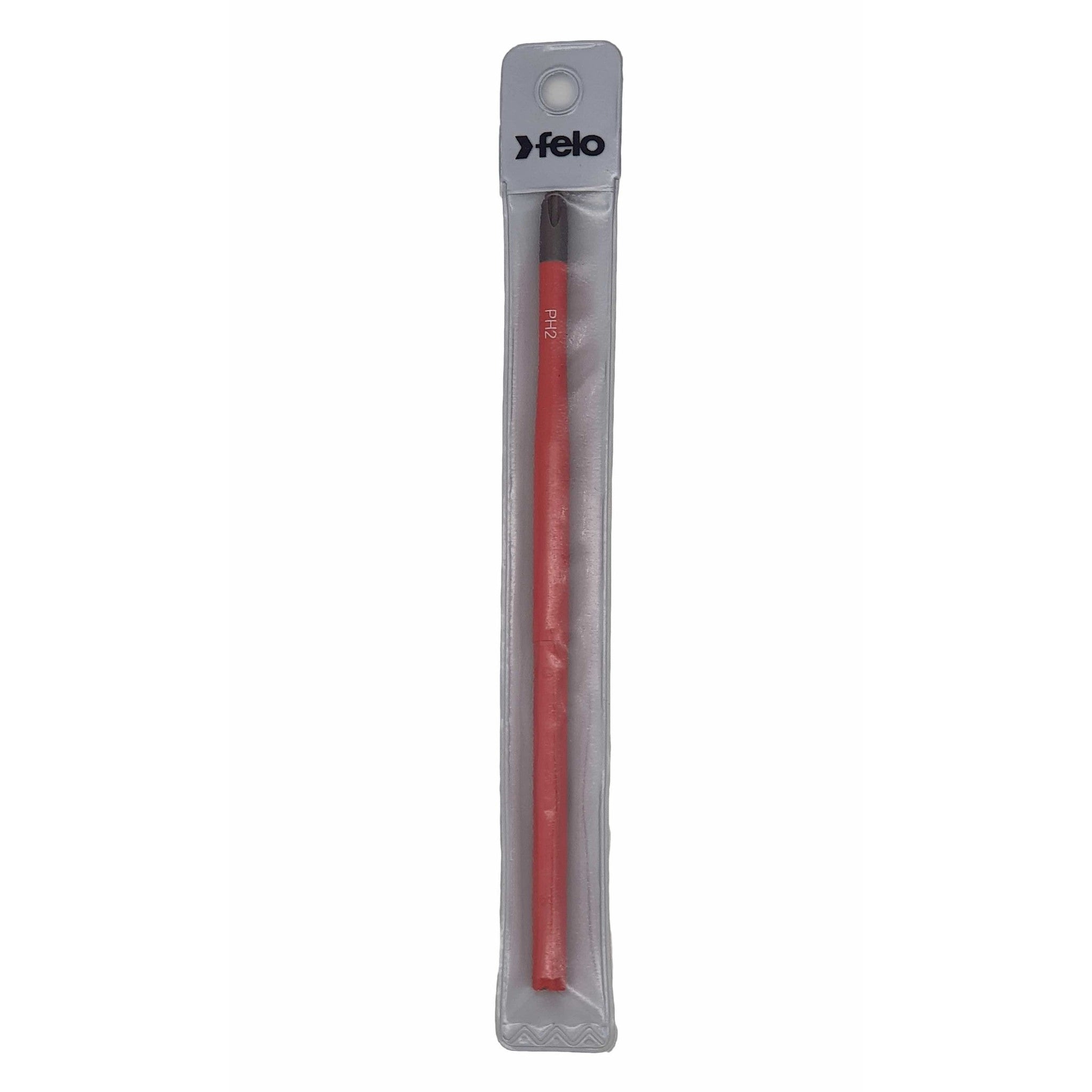 Felo 10220394 VDE Insulated Slim Blade for Torque Limiting Handle, Phillips PH 2 x 170 mm