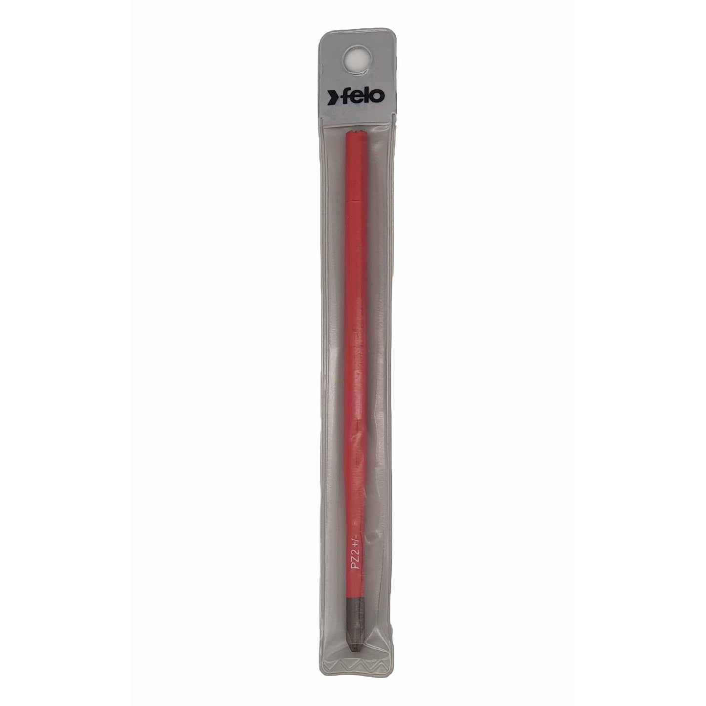 Felo 10720394 VDE Insulated Slim Blade for Torque Limiting Handle, Pozidriv/Slotted Plus-Minus 2 x 170 mm
