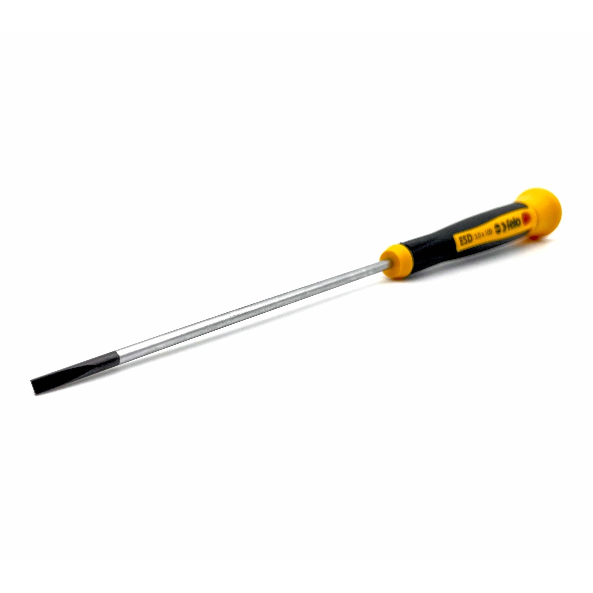 Felo 25003560 ESD 3 x 100mm Precision Slotted Screwdriver
