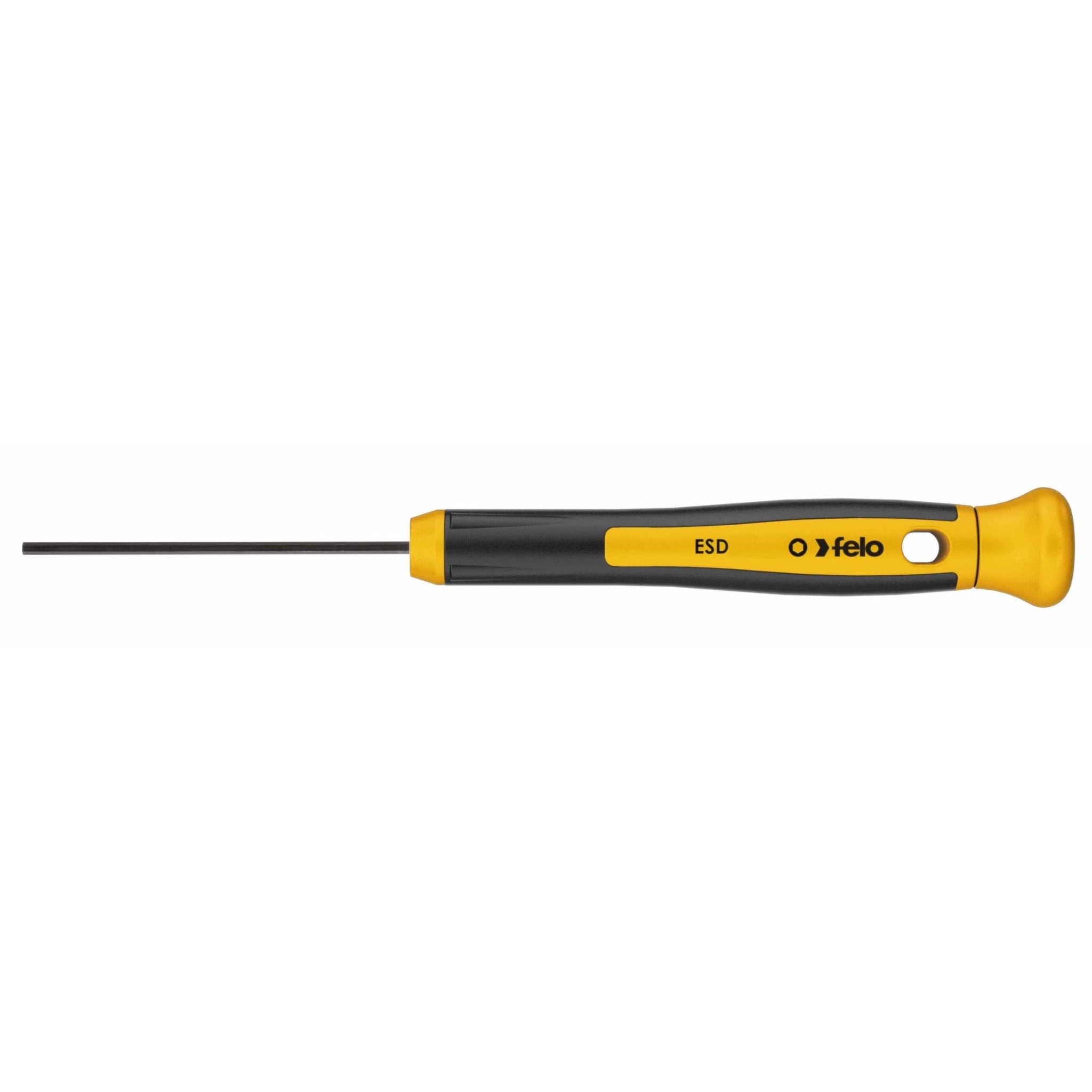 Felo 25630260 3 mm x 75 mm ESD Precision Hex Screwdriver