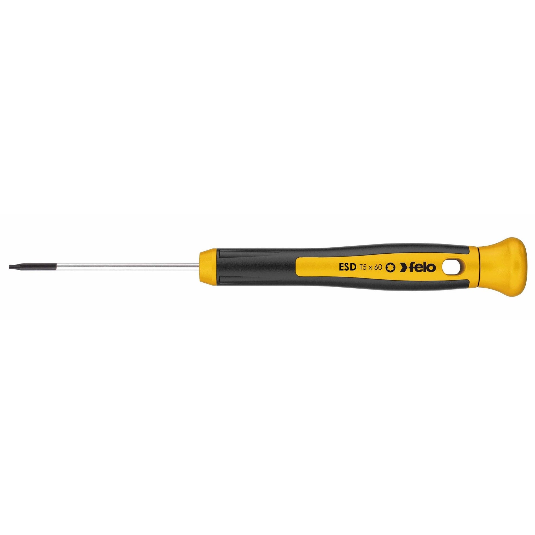 Felo 25805160 T 5 x 60 mm ESD Precision Torx Screwdriver