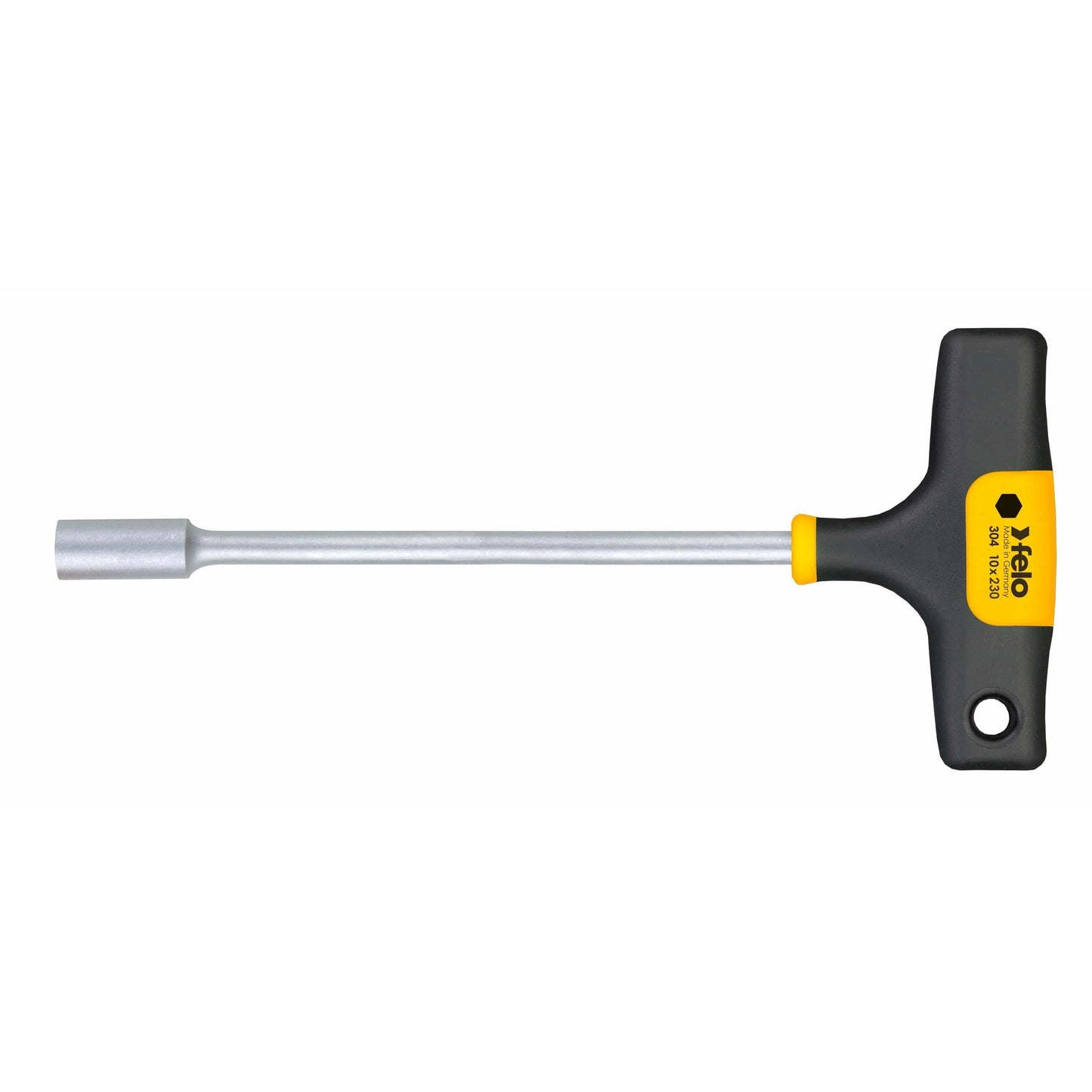 Felo 30410860 T-Handle Metric Nutdriver, 10 mm x 230