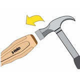 Felo 33503590 3.5 x 75mm Wood Handle Slotted Screwdriver