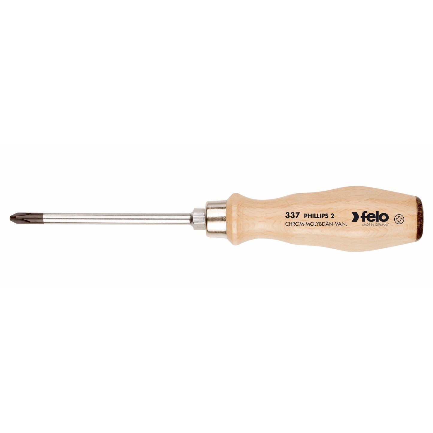 Felo 33730590 Phillips #3 x 150mm Wood Handle Screwdriver